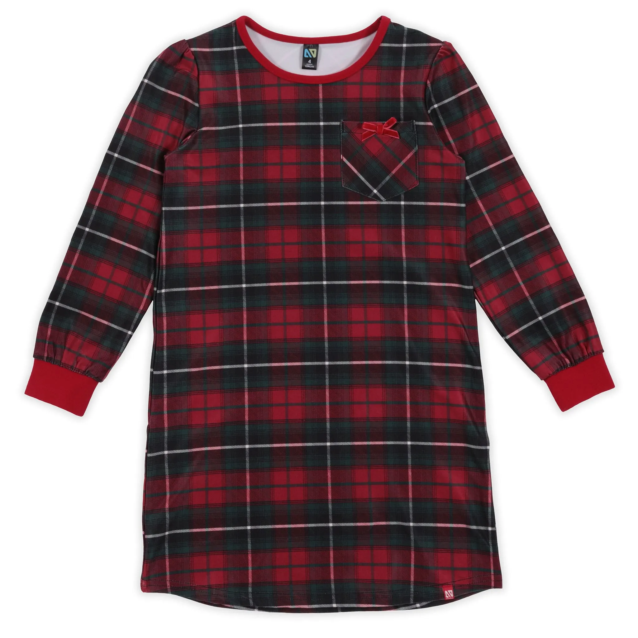 Nanö Plaid Nightgown 3-6y  - Clement