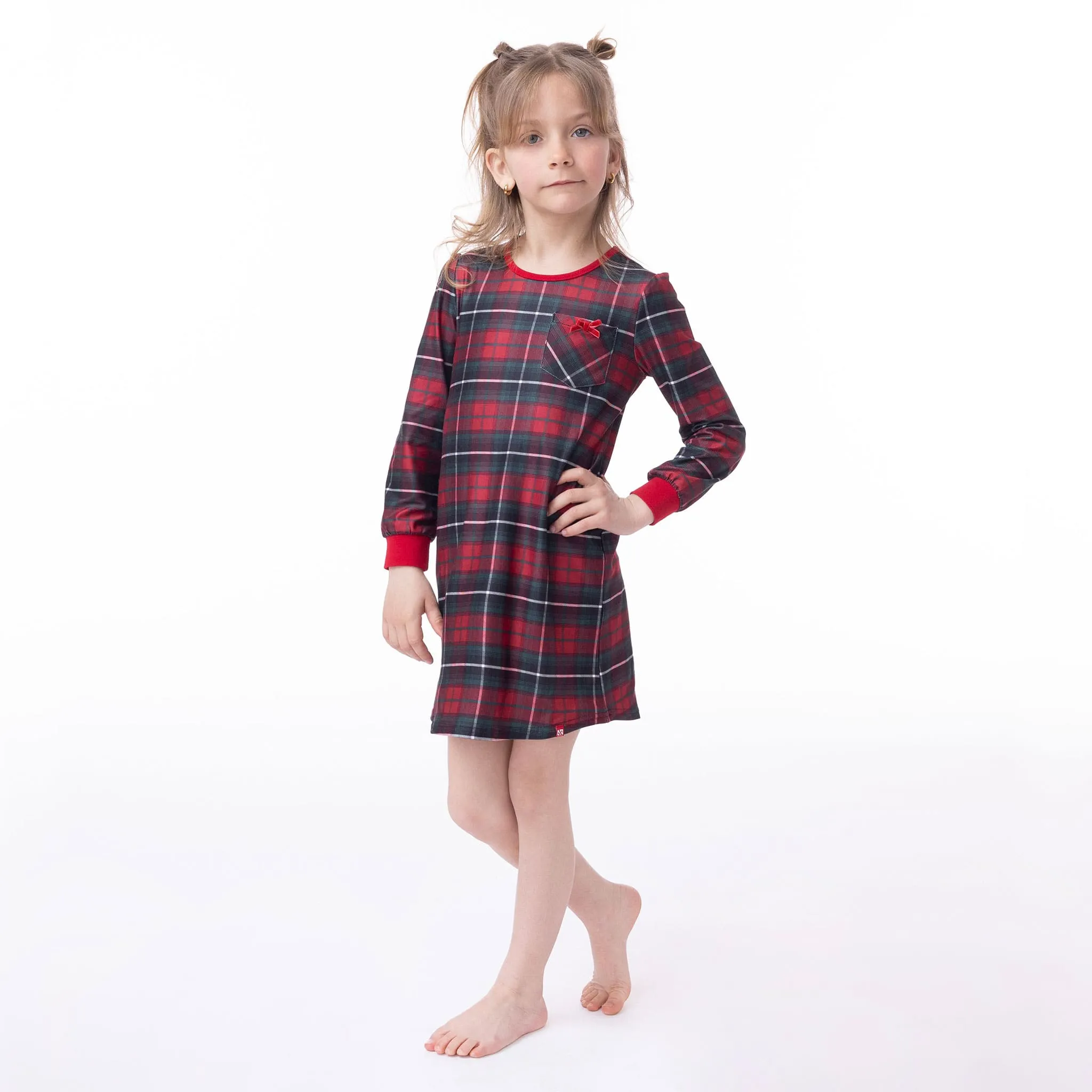 Nanö Plaid Nightgown 3-6y  - Clement