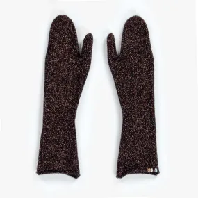 Nina Cashmere Mittens - Nuit