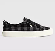 OCA Low Black Plaid Sneaker Women