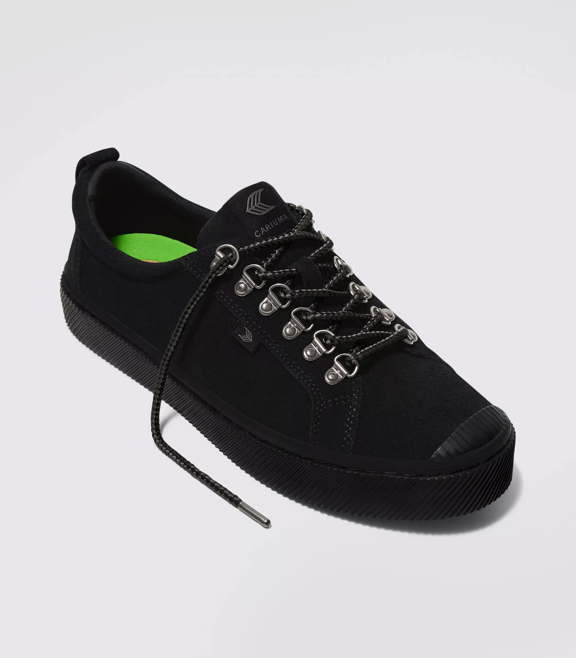 OCA Low Speedhooks All Black Suede Sneaker Women