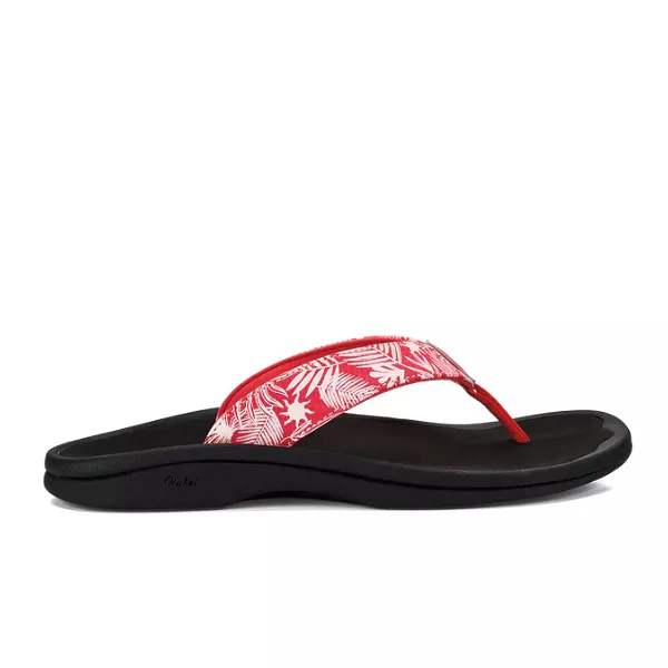 Olukai Women's Ohana Coral / Lehua Flower / Onyx