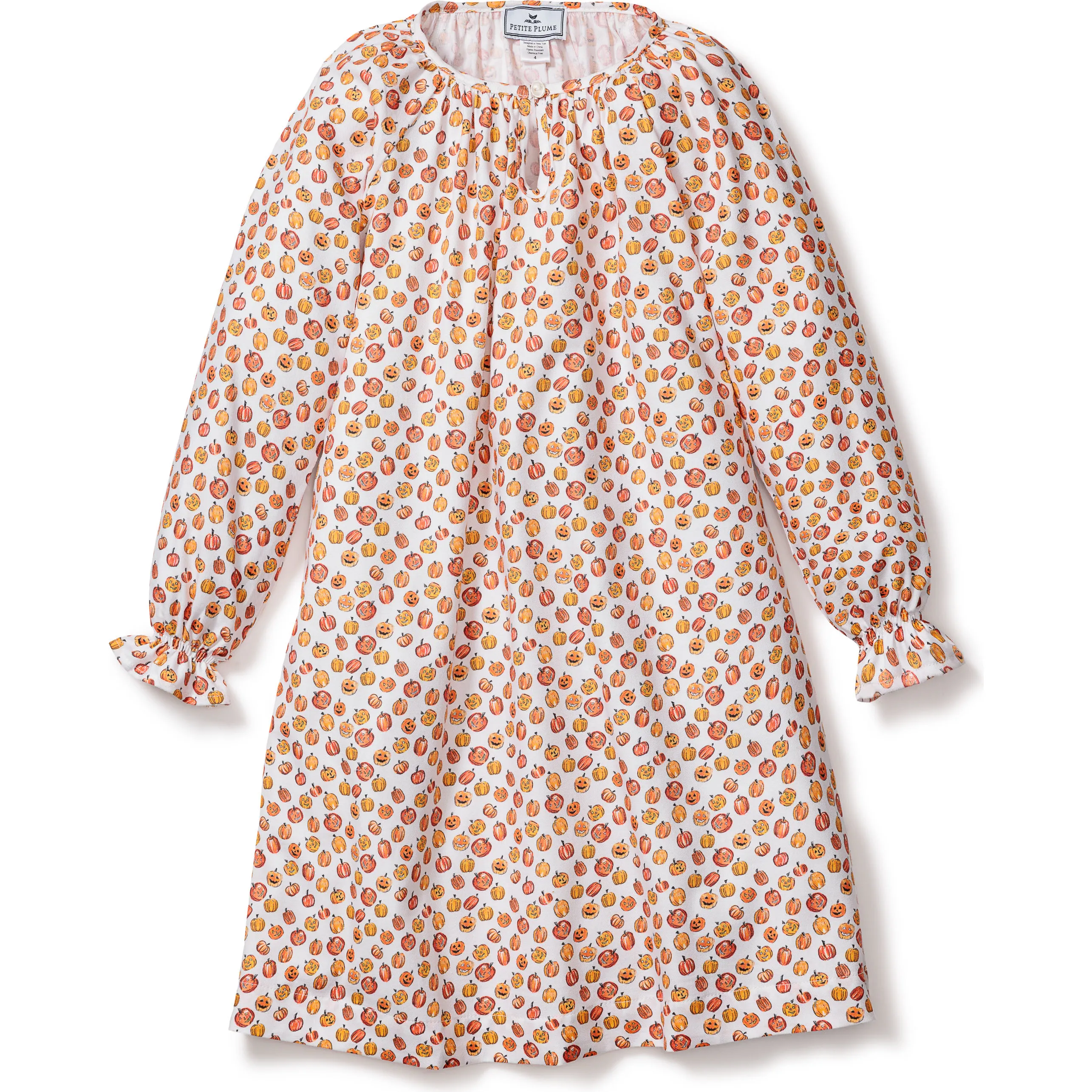 Petite Plume Delphine Nightgown, Pumpkin Patch