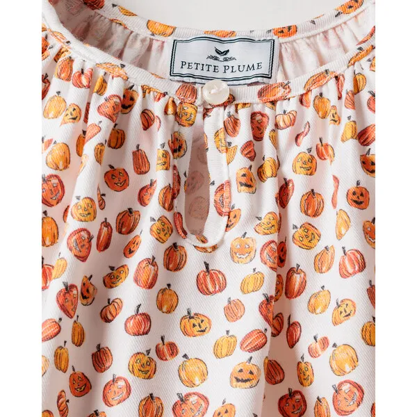 Petite Plume Delphine Nightgown, Pumpkin Patch