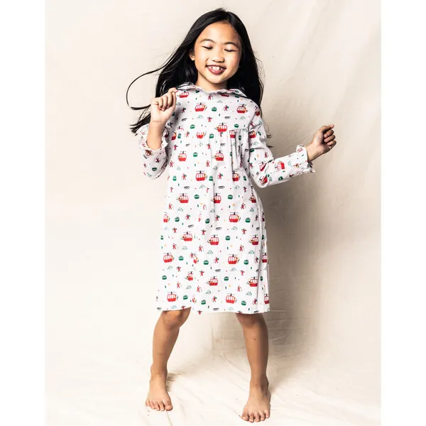 Petite Plume Holiday At The Chalet Scarlett Nightgown, Multicolor