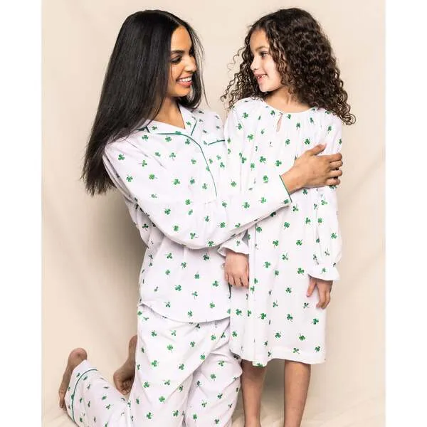 Petite Plume Kids Delphine Nightgown, Shamrocks