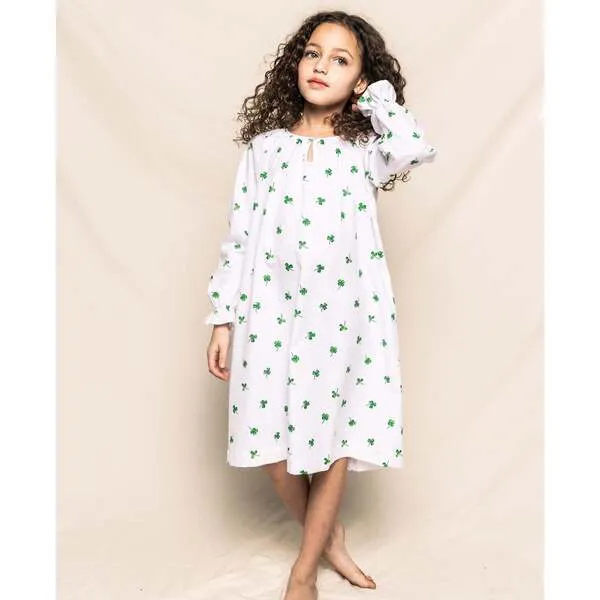 Petite Plume Kids Delphine Nightgown, Shamrocks