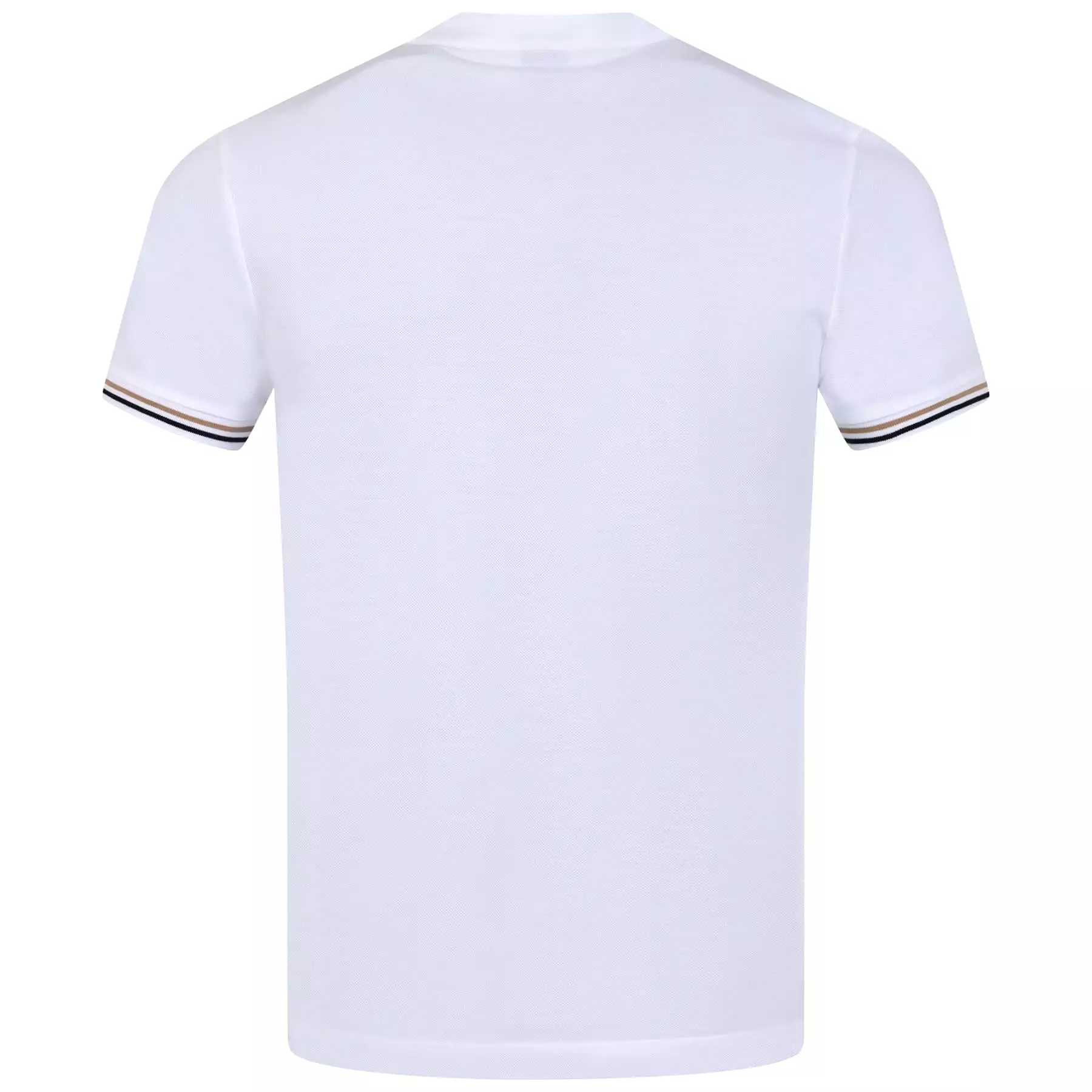 Pollini 01 Jersey Cotton Slim Fit Polo White - AW23