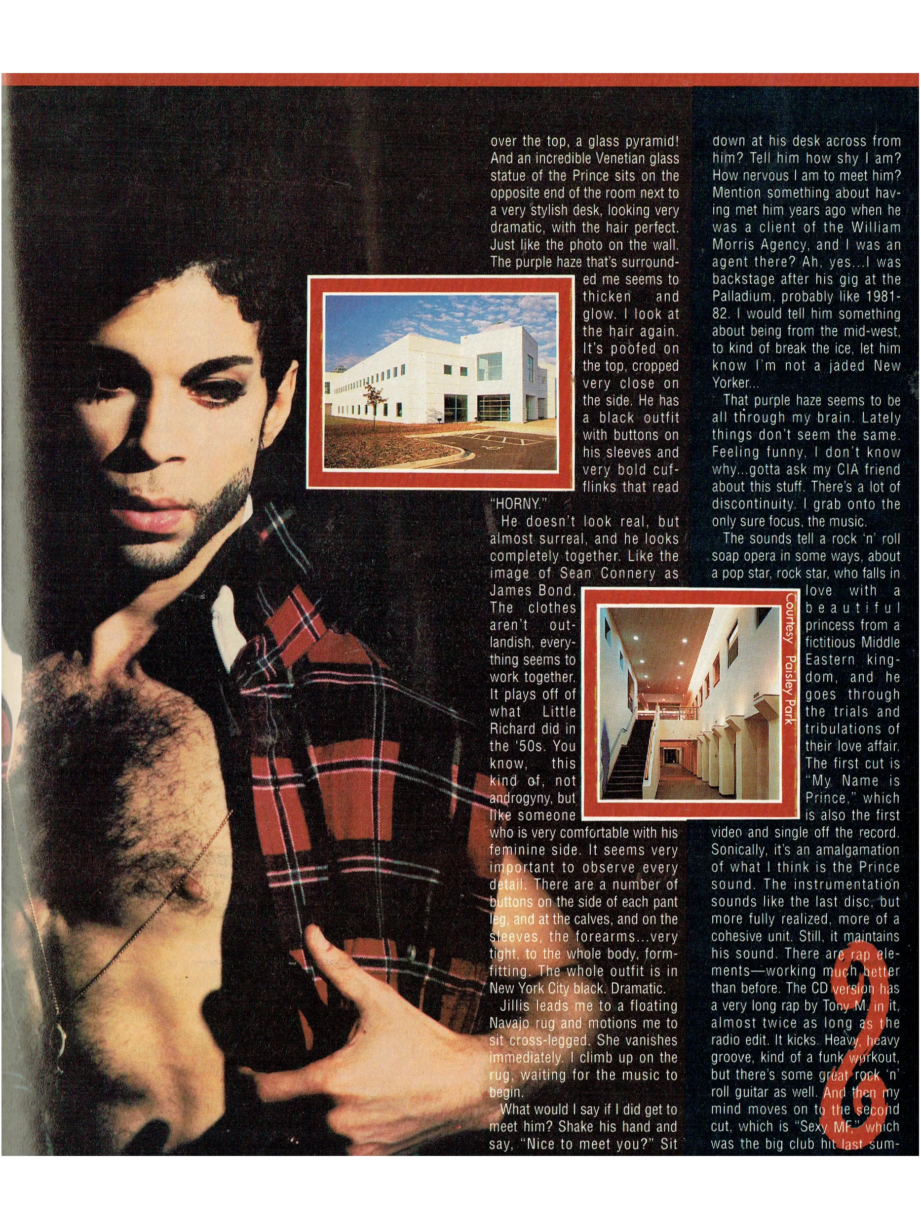 Prince – Creem Magazine Jan / Feb 1993 SUPERB 10 Page Article RARE