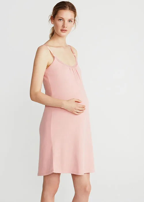 Promise Fedra Maternity Nightgown With Straps ()