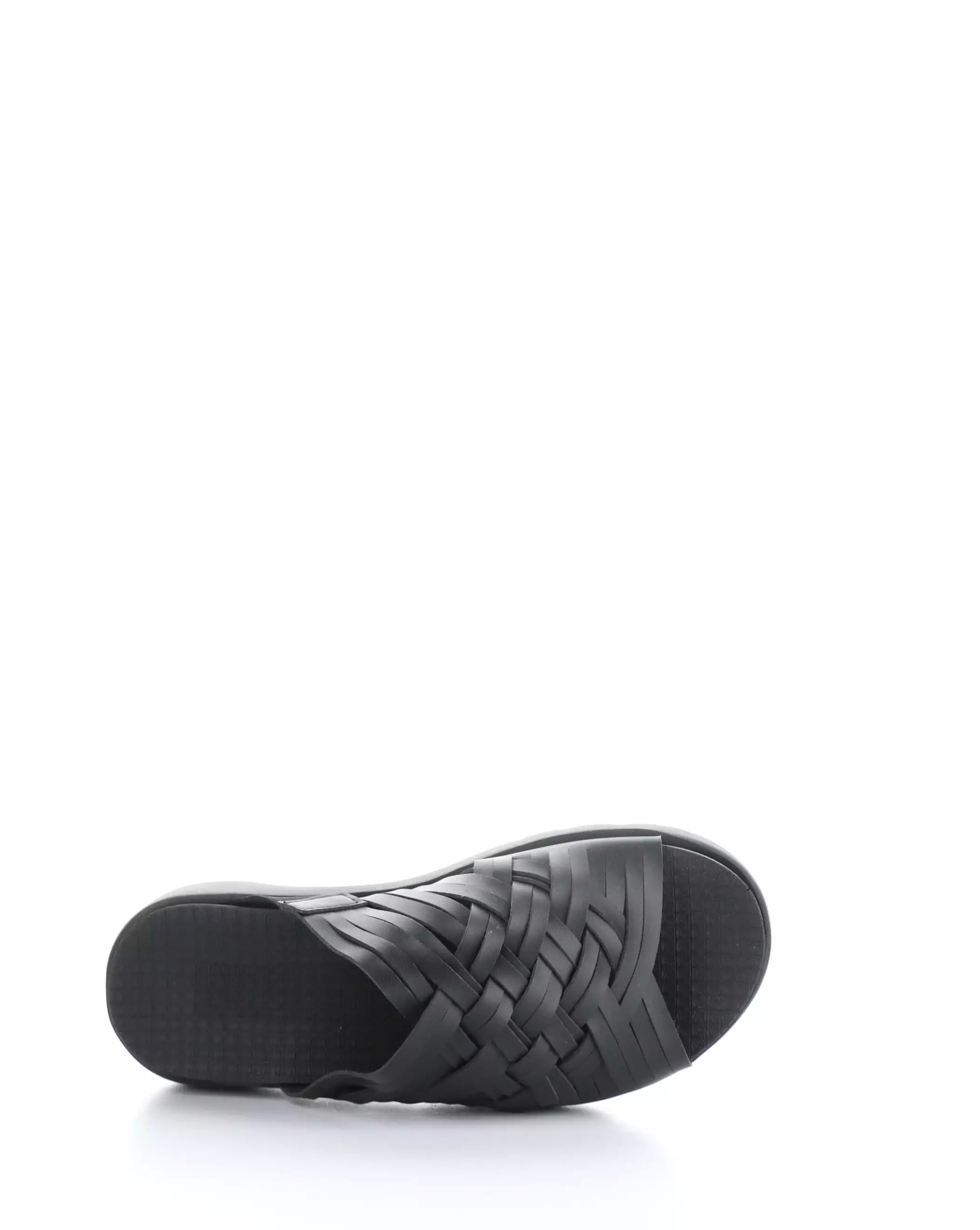 RISED BLACK Slip-on Sandals