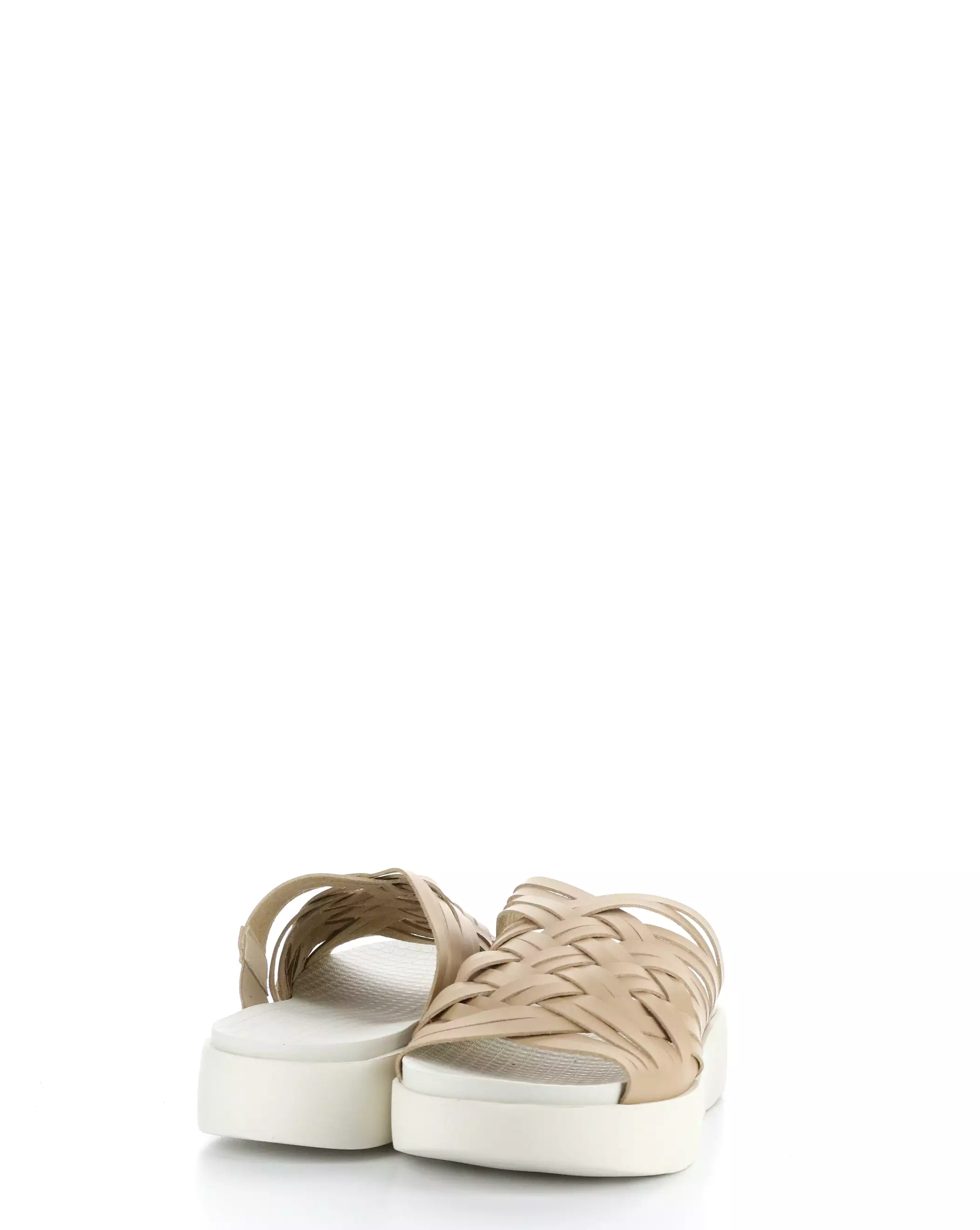 RISED TAN Slip-on Sandals