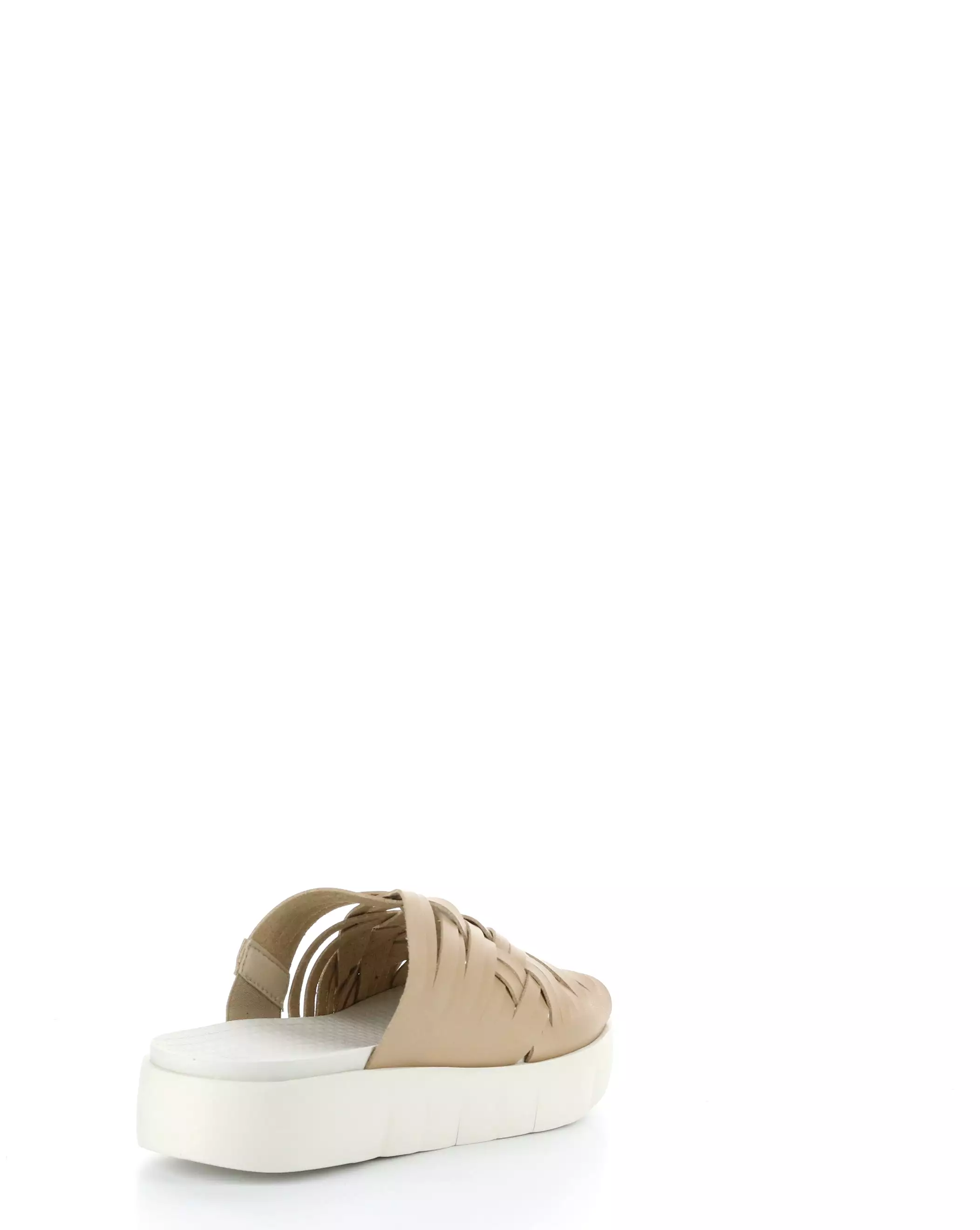 RISED TAN Slip-on Sandals