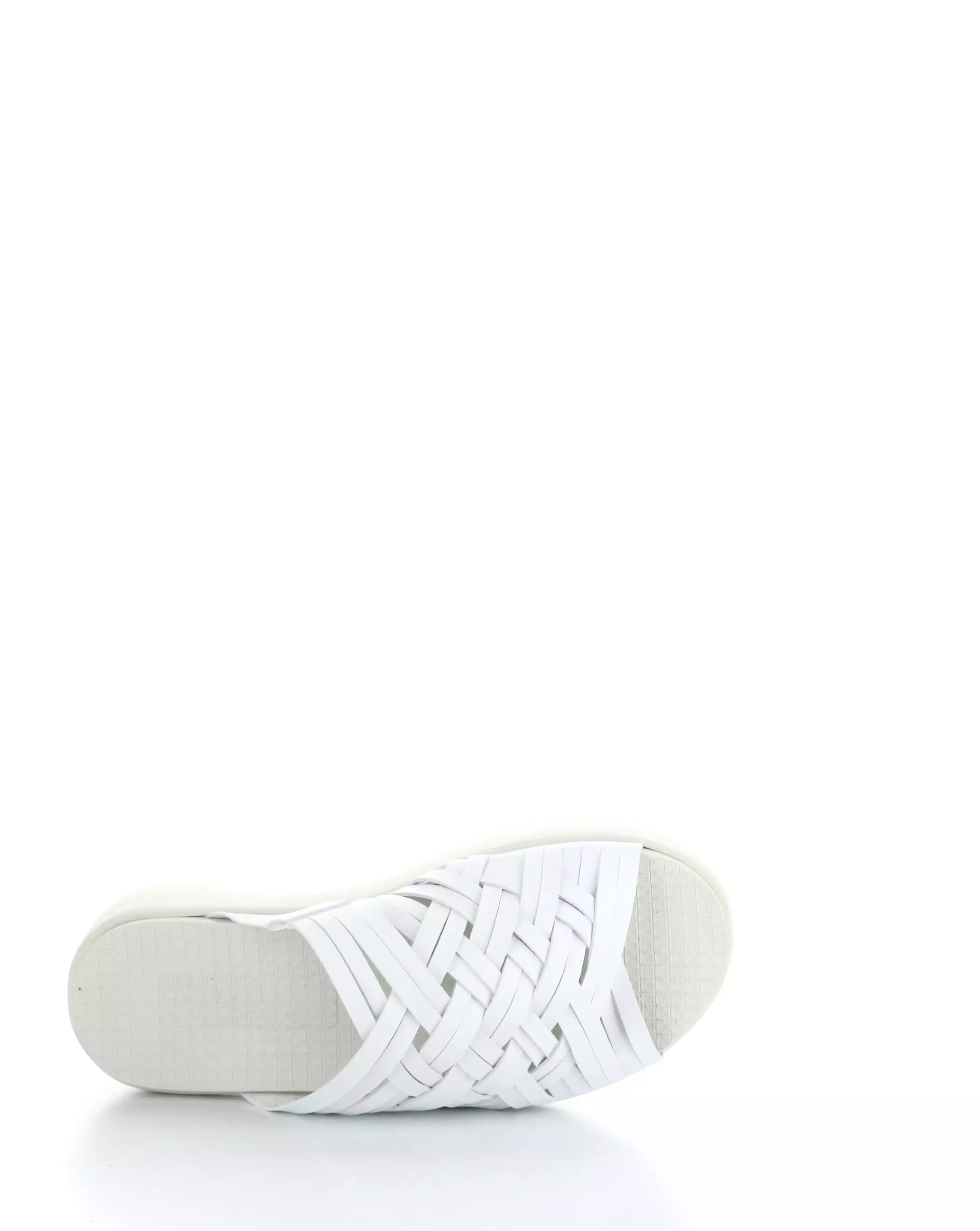 RISED WHITE Slip-on Sandals