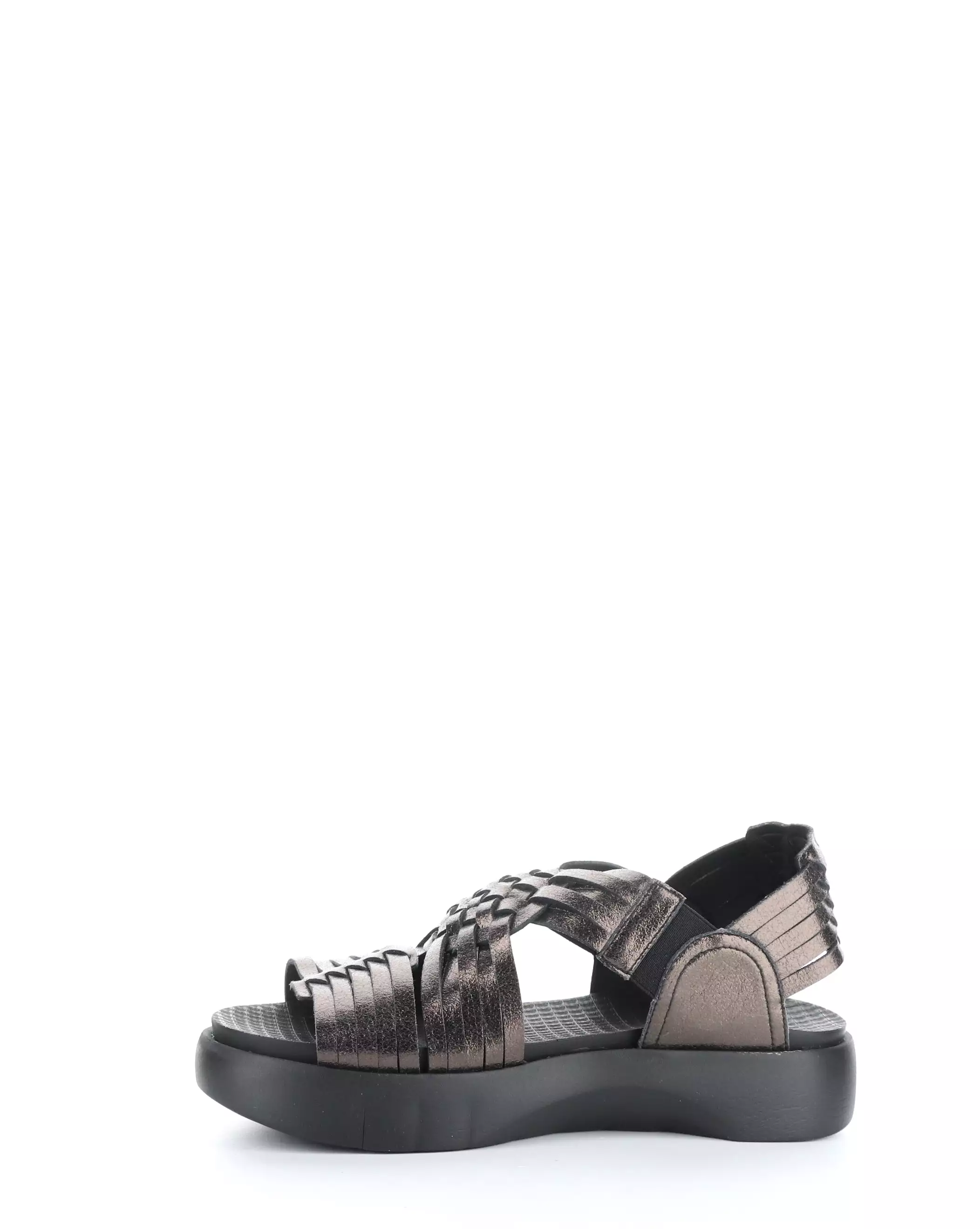 RIZER GUN METAL Round Toe Sandals