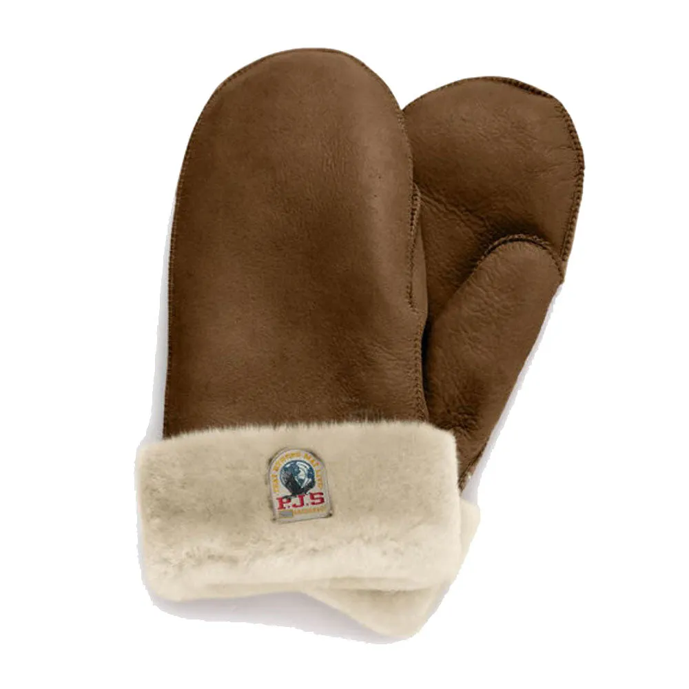 Shearling mittens