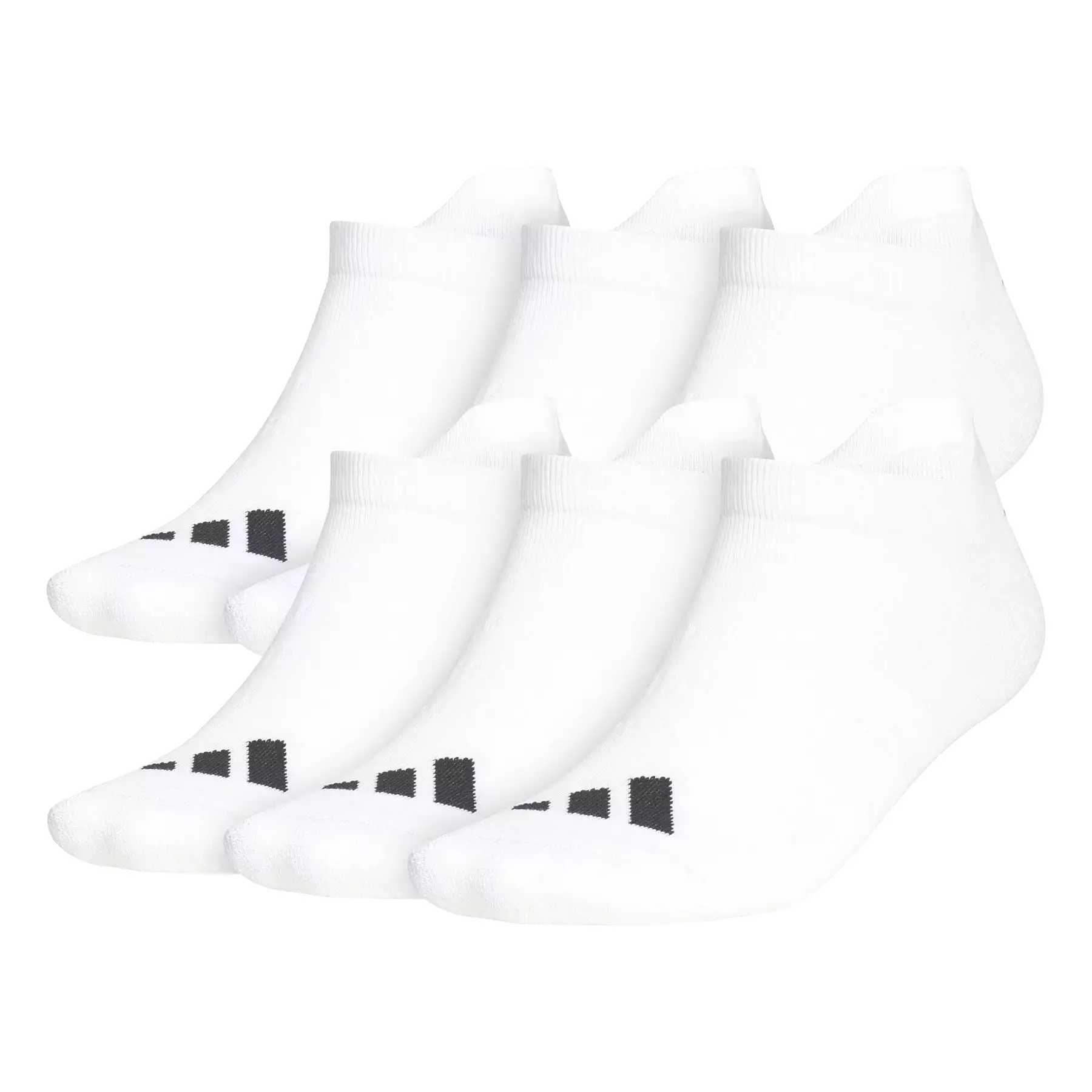 Six Pack Ankle Length Socks White - SS24