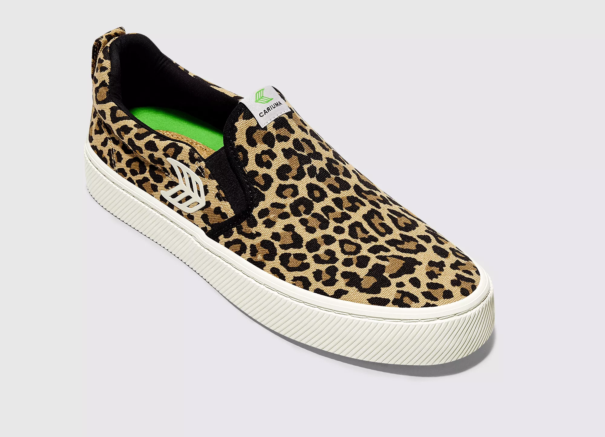 SLIP ON Leopard Print Canvas Sneaker Women