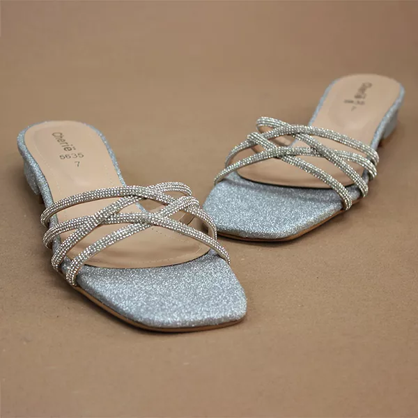 Sliver Fancy & Stylish Slippers for women