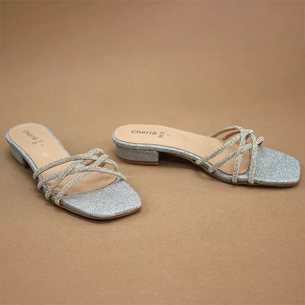 Sliver Fancy & Stylish Slippers for women