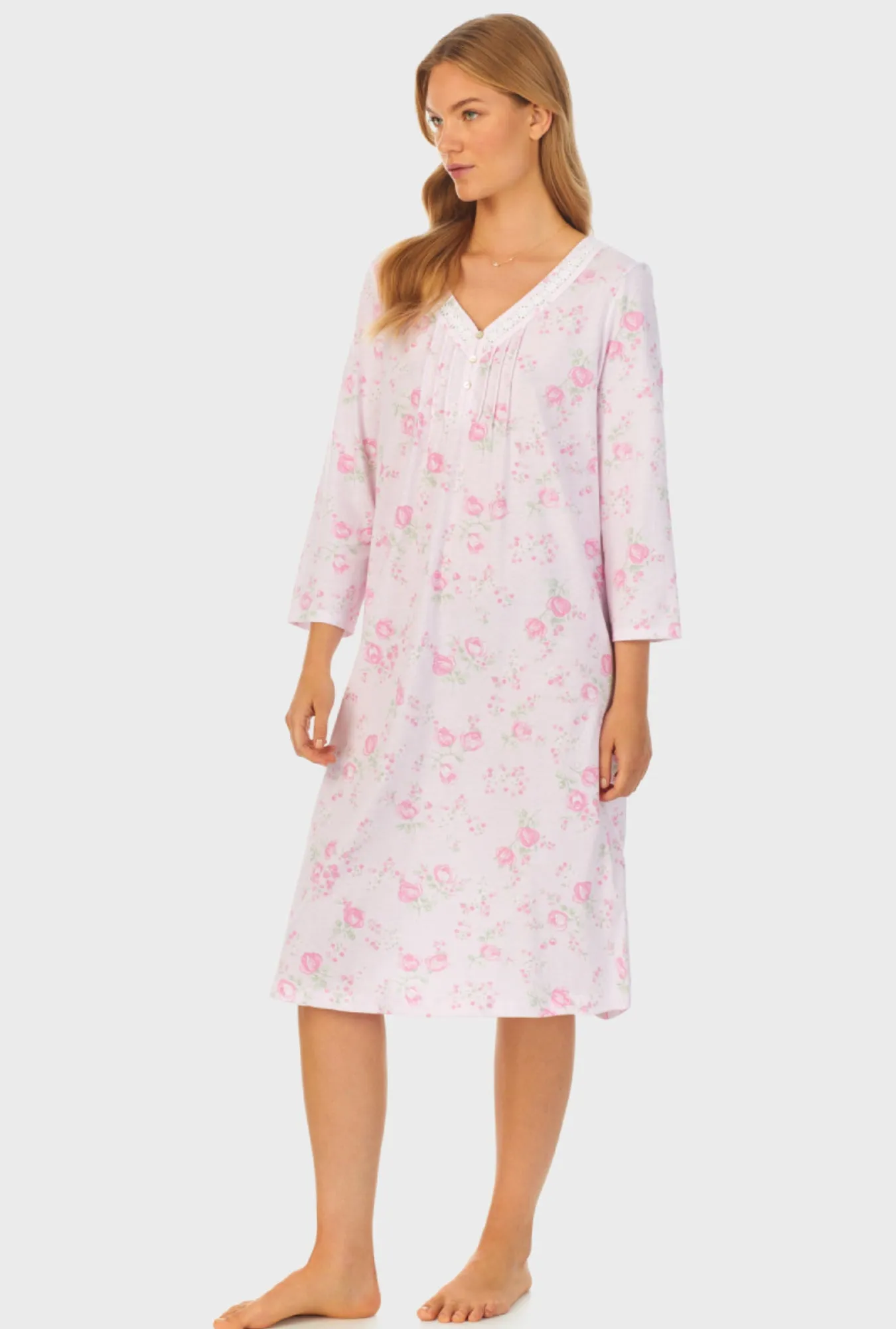 Sweet Rose Cotton Waltz Nightgown