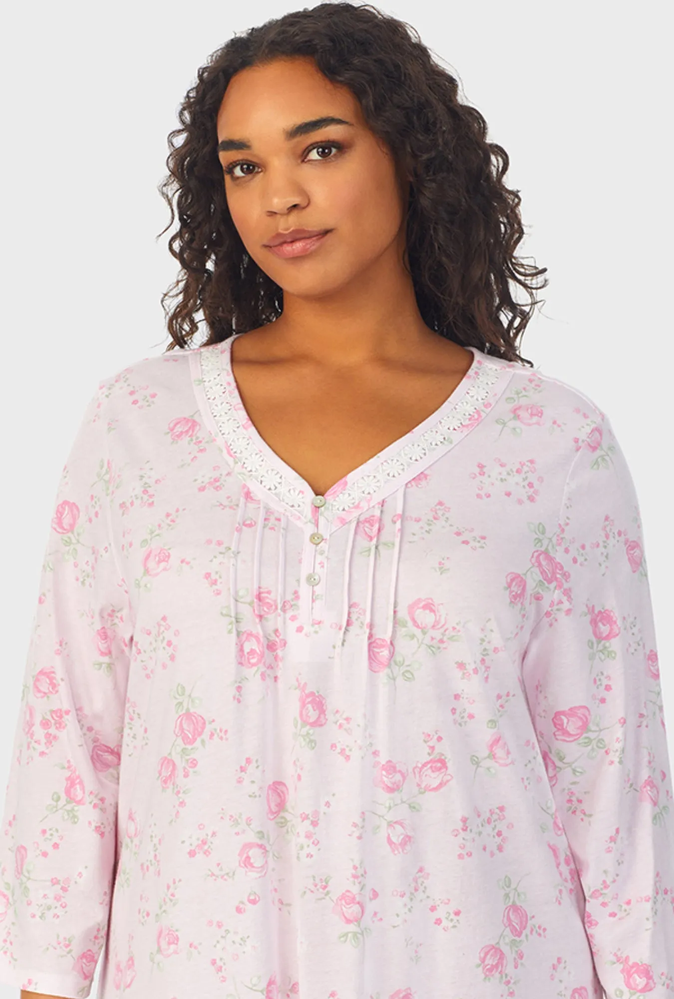 Sweet Rose Cotton Waltz Nightgown