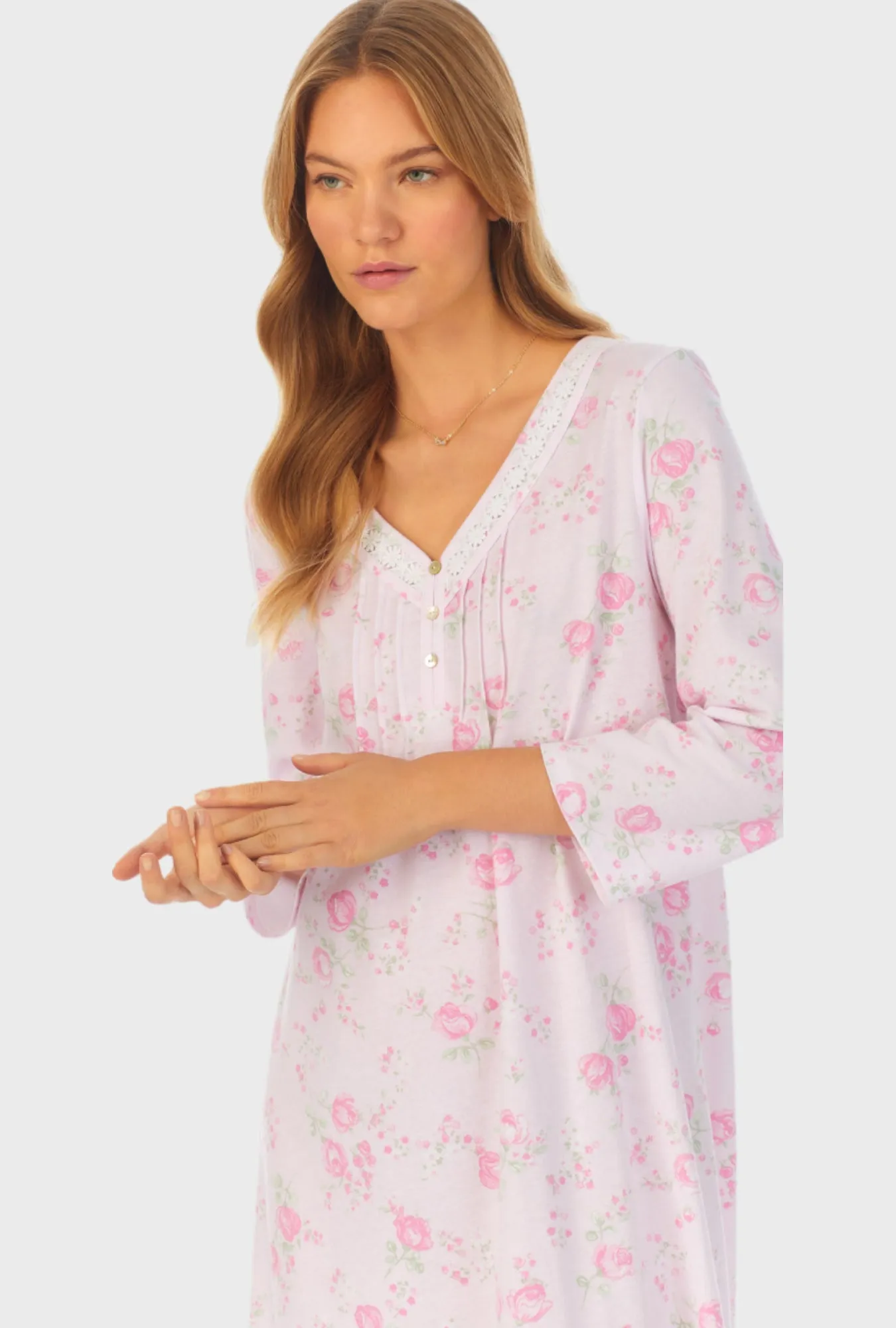 Sweet Rose Cotton Waltz Nightgown