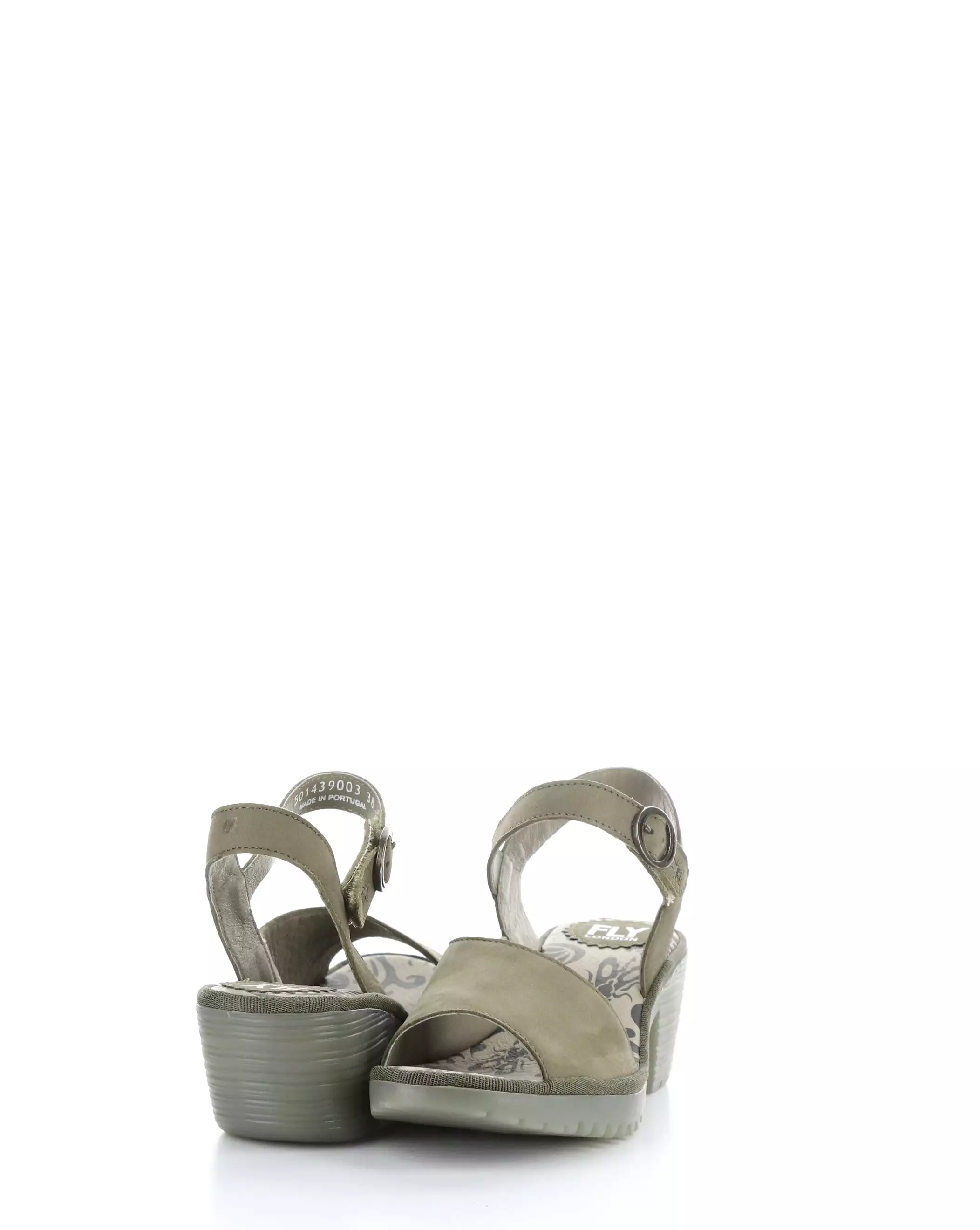 WELY439FLY 003 KHAKI Velcro Sandals