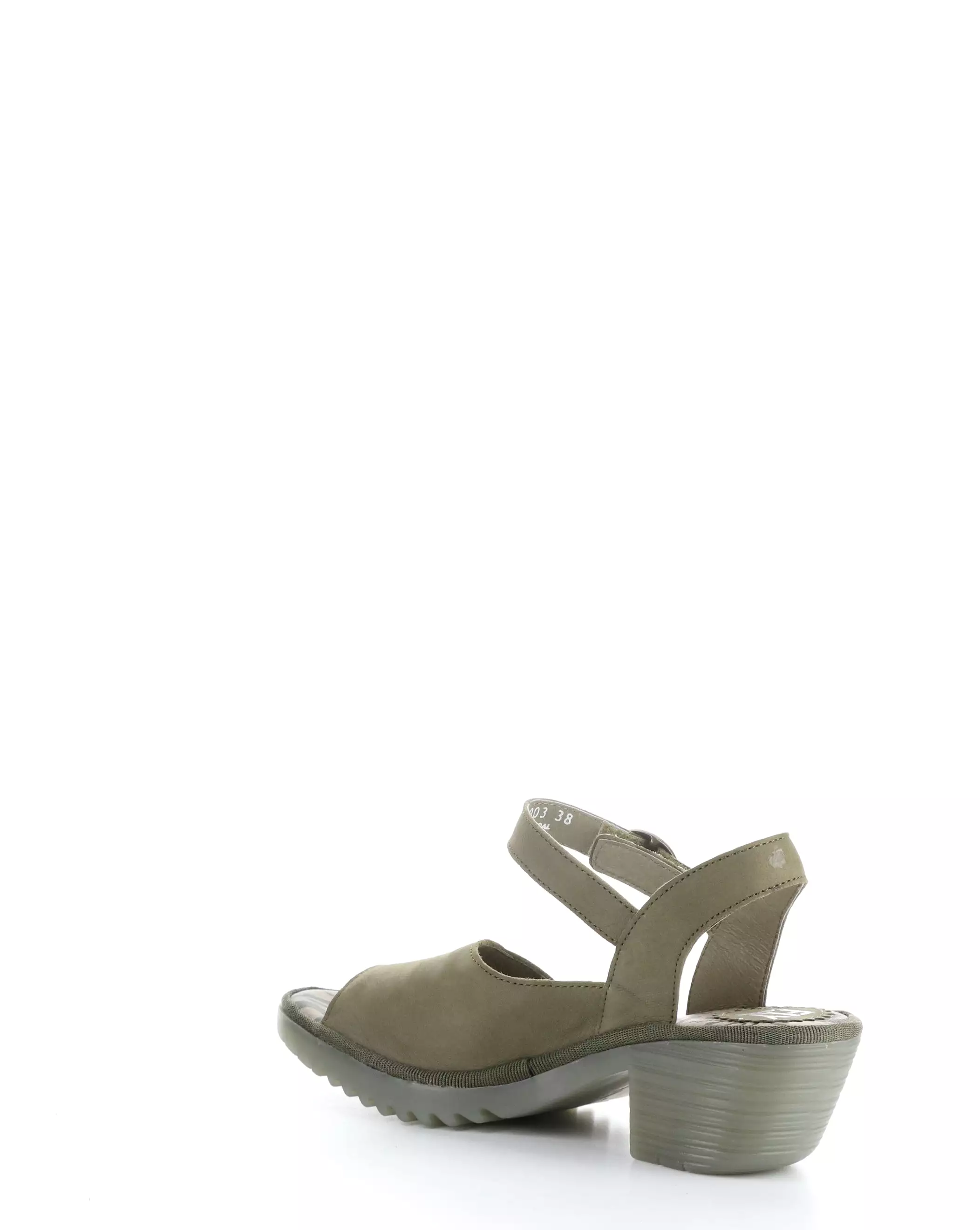 WELY439FLY 003 KHAKI Velcro Sandals