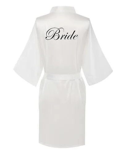 White Wedding Nightgowns - Letter Robe