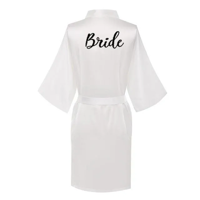 White Wedding Nightgowns - Letter Robe