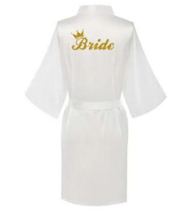 White Wedding Nightgowns - Letter Robe