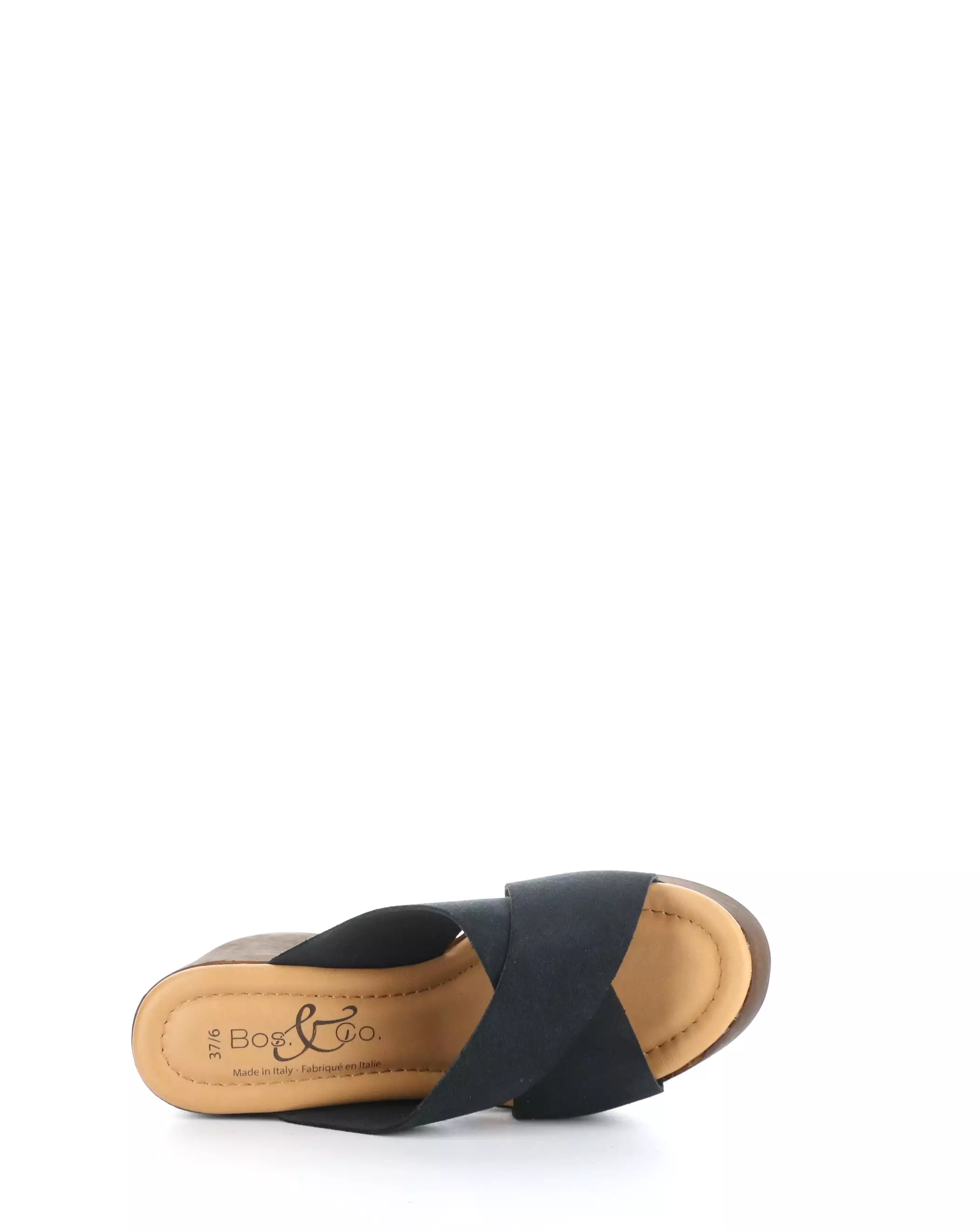 WILMA BLACK Slip-on Sandals