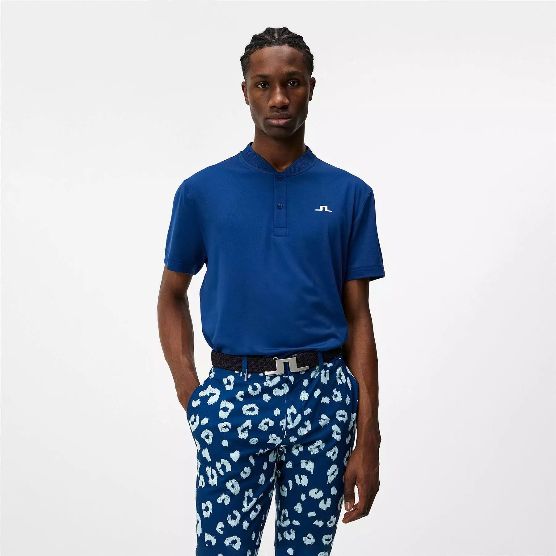 Wince Regular Fit TX Jersey Polo Estate Blue - SS24