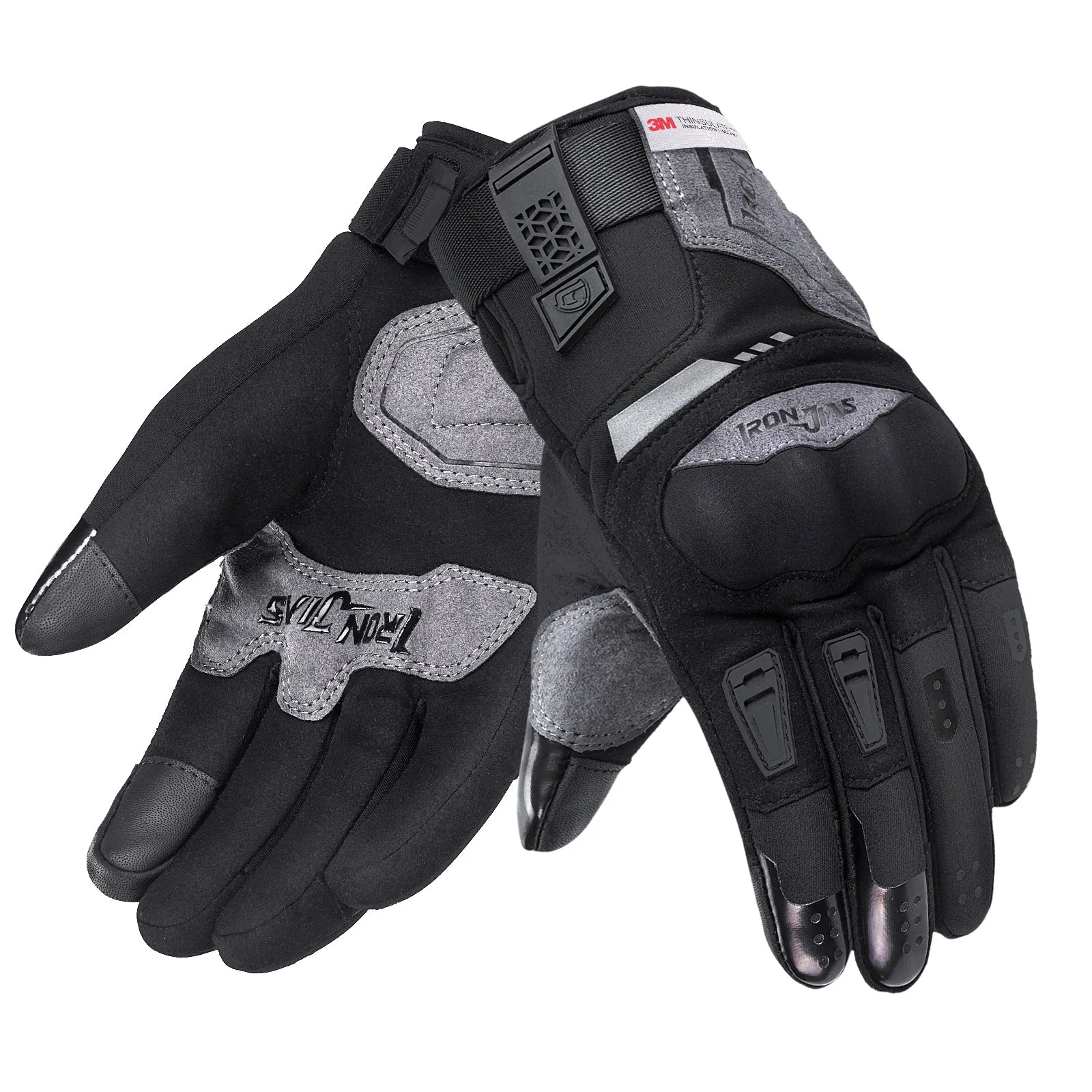 Winter Short Warm Waterproof Motorcycle Gloves | JIA12