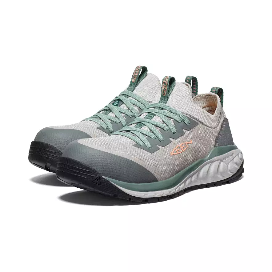 Women's CSA Arvada Shift Work Sneaker (Carbon-Fiber Toe)  |  Steel Grey/Granite Green