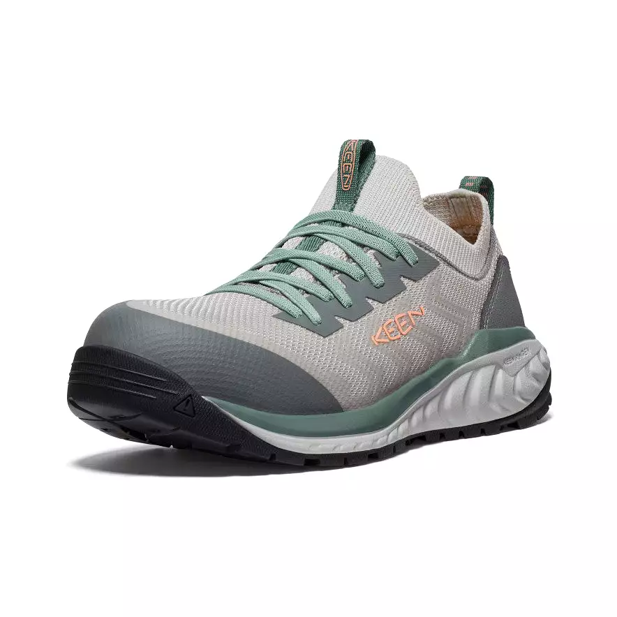 Women's CSA Arvada Shift Work Sneaker (Carbon-Fiber Toe)  |  Steel Grey/Granite Green