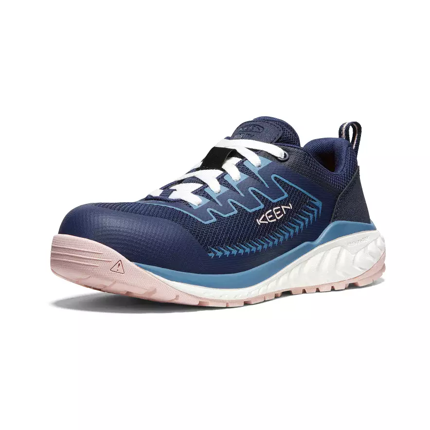 Women's CSA Arvada Work Sneaker (Carbon-Fiber Toe)  |  Naval Academy/Peach Whip