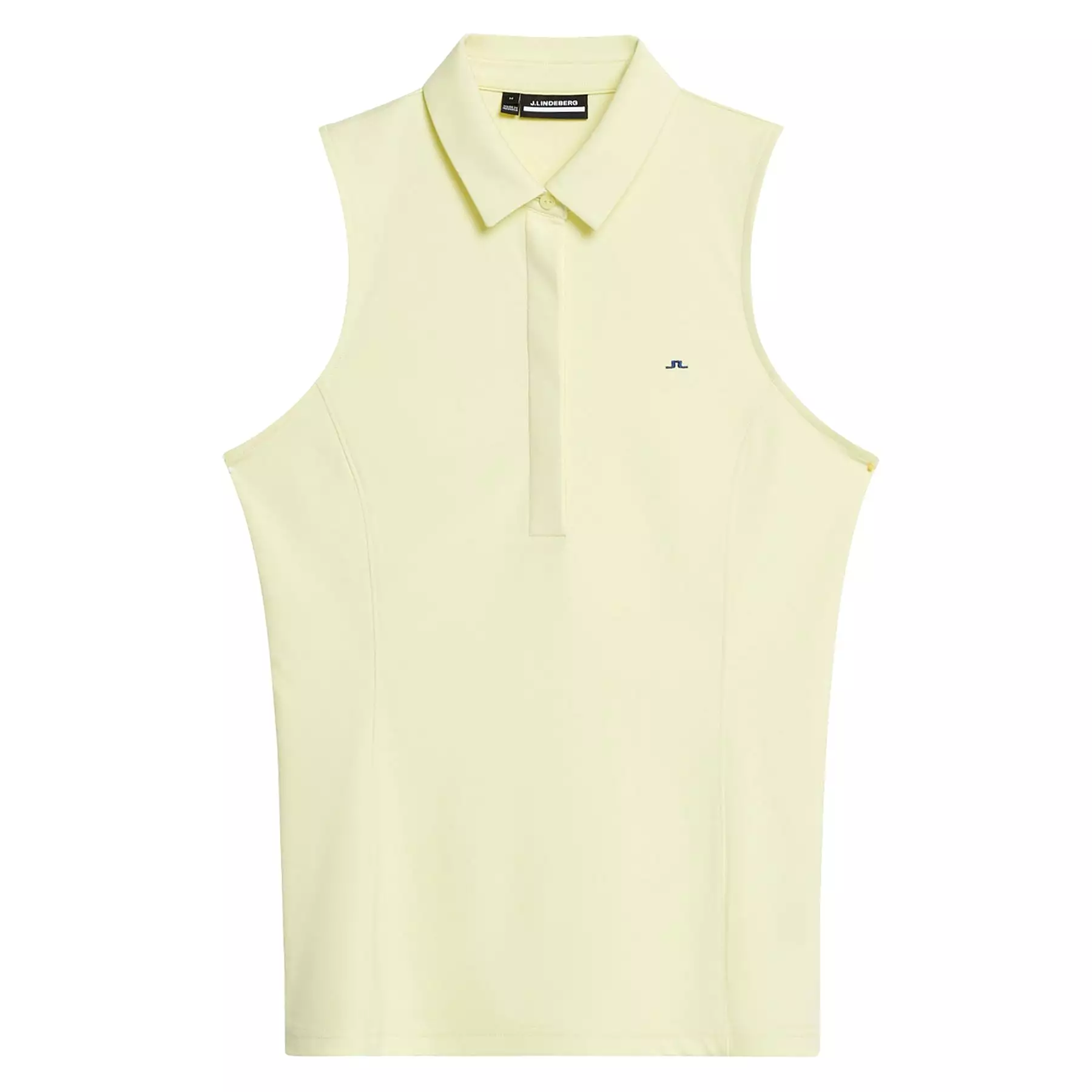 Womens Dena Sleeveless TX Jersey Polo Wax Yellow - SS24