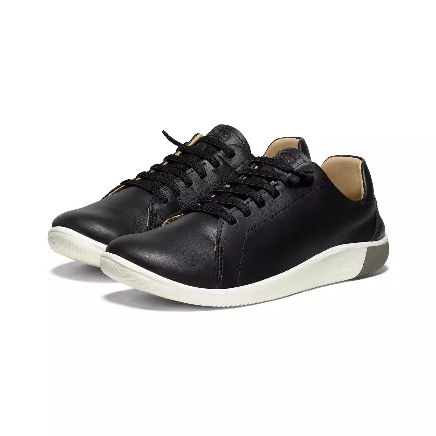 Women's KNX Leather Sneaker  |  Black/Star White