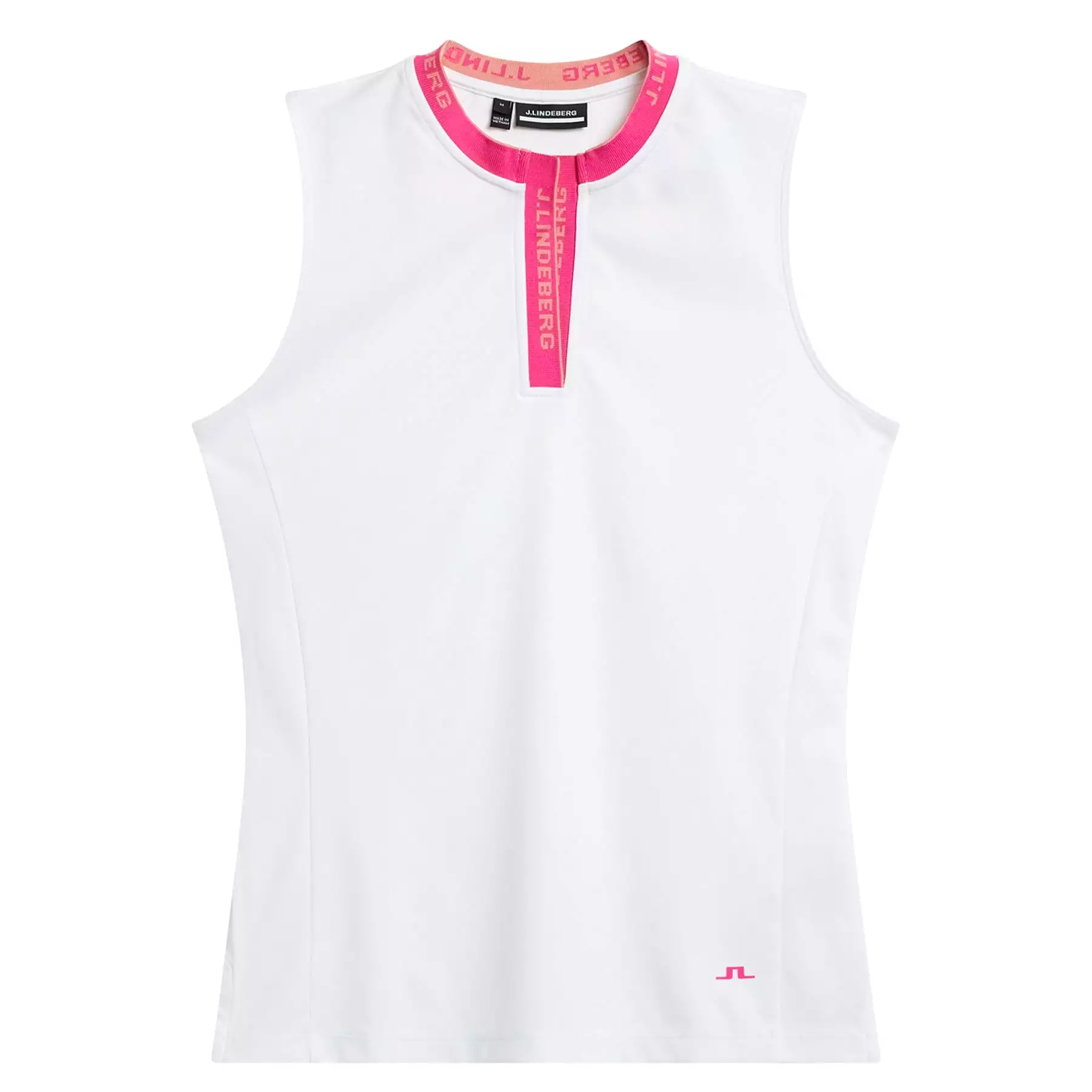 Womens Leya Sleeveless TX Jersey Polo White - SS24