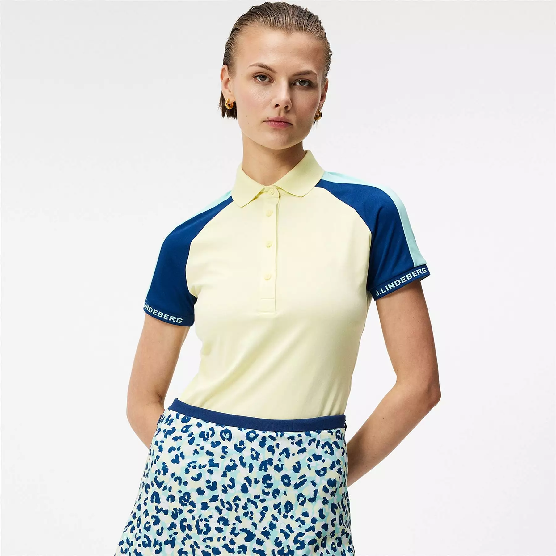 Womens Perinne TX Jersey Polo Wax Yellow - SS24