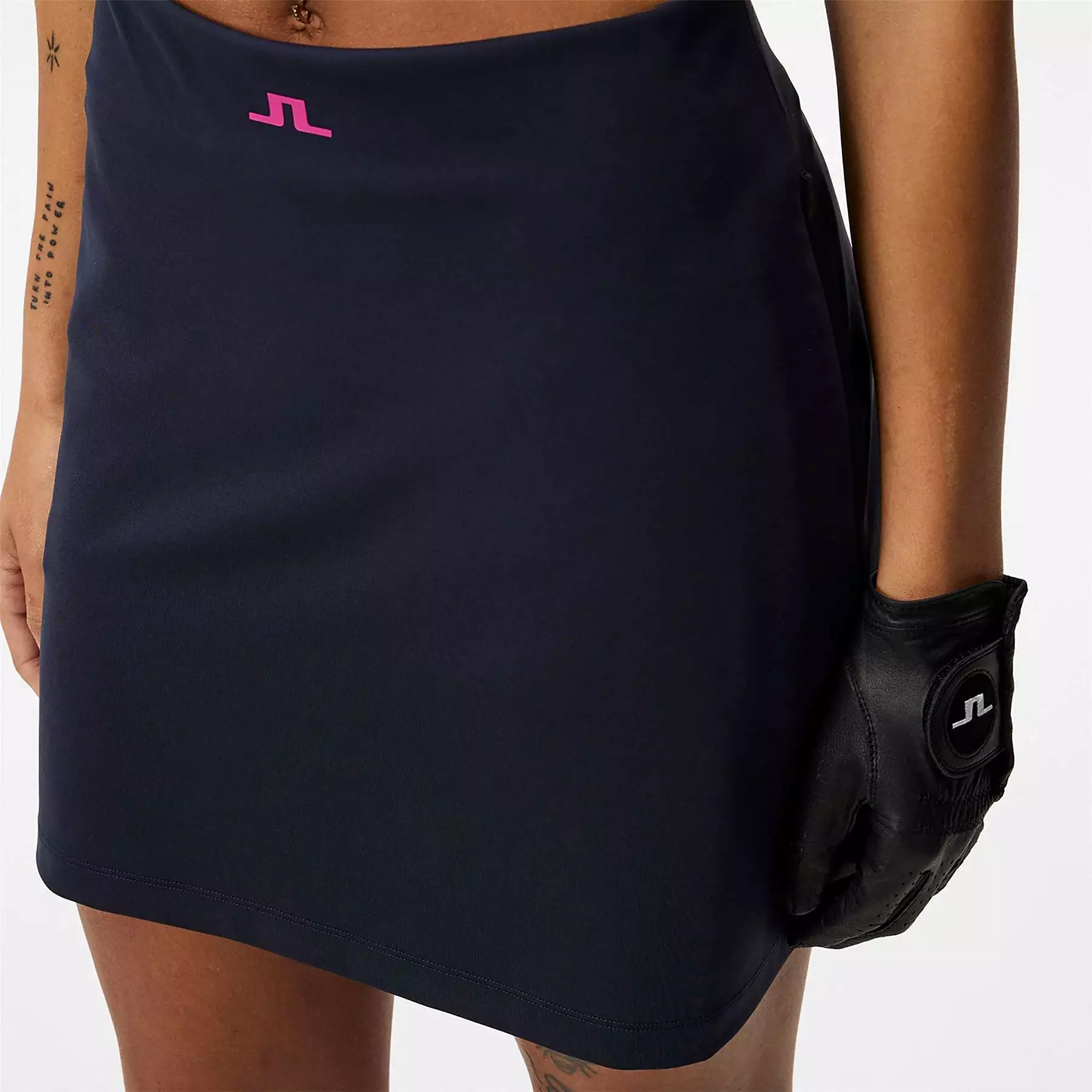 Womens Raphaela Soft Sculpt Jersey Mid Skirt JL Navy - SS24