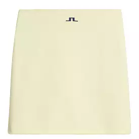 Womens Raphaela Soft Sculpt Jersey Mid Skirt Wax Yellow - SS24