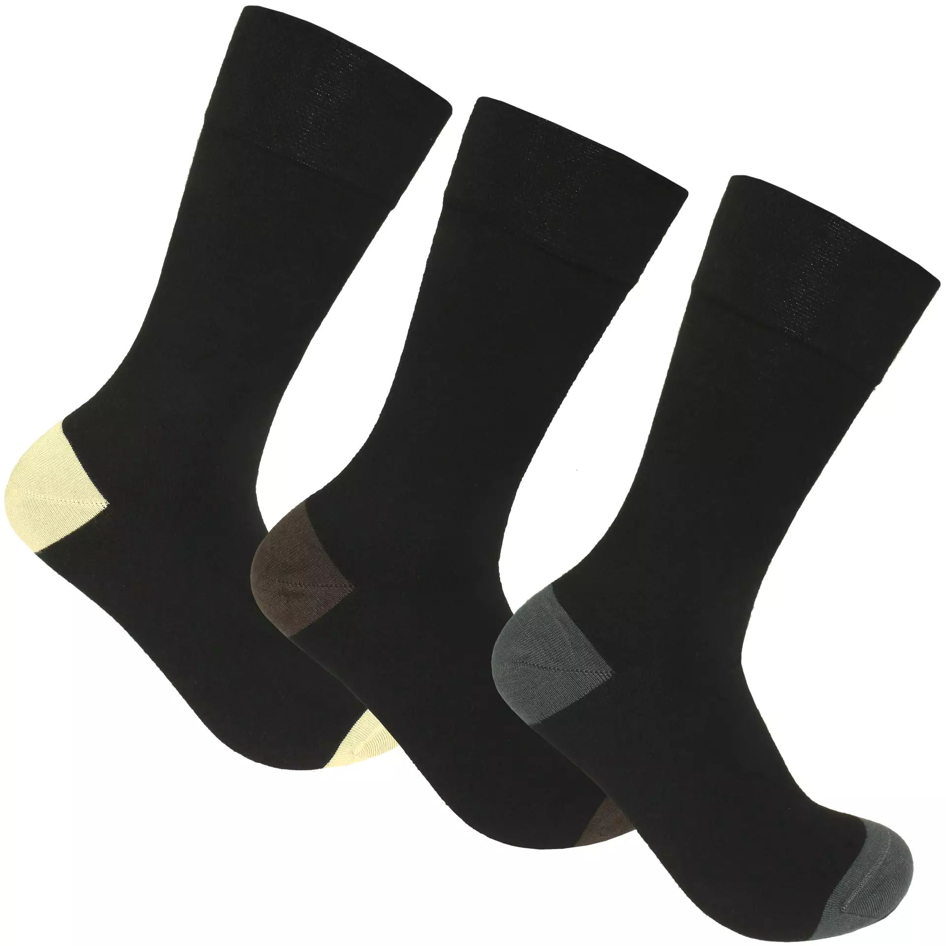 Xact Men's Bamboo Socks, 3 Pairs, Super Soft and Breathable, Antibacterial, Odour-Resistant in Gift Box (UK 7-11)