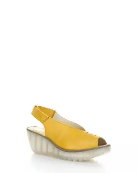 YEAY387FLY 007 MUSTARD Velcro Sandals