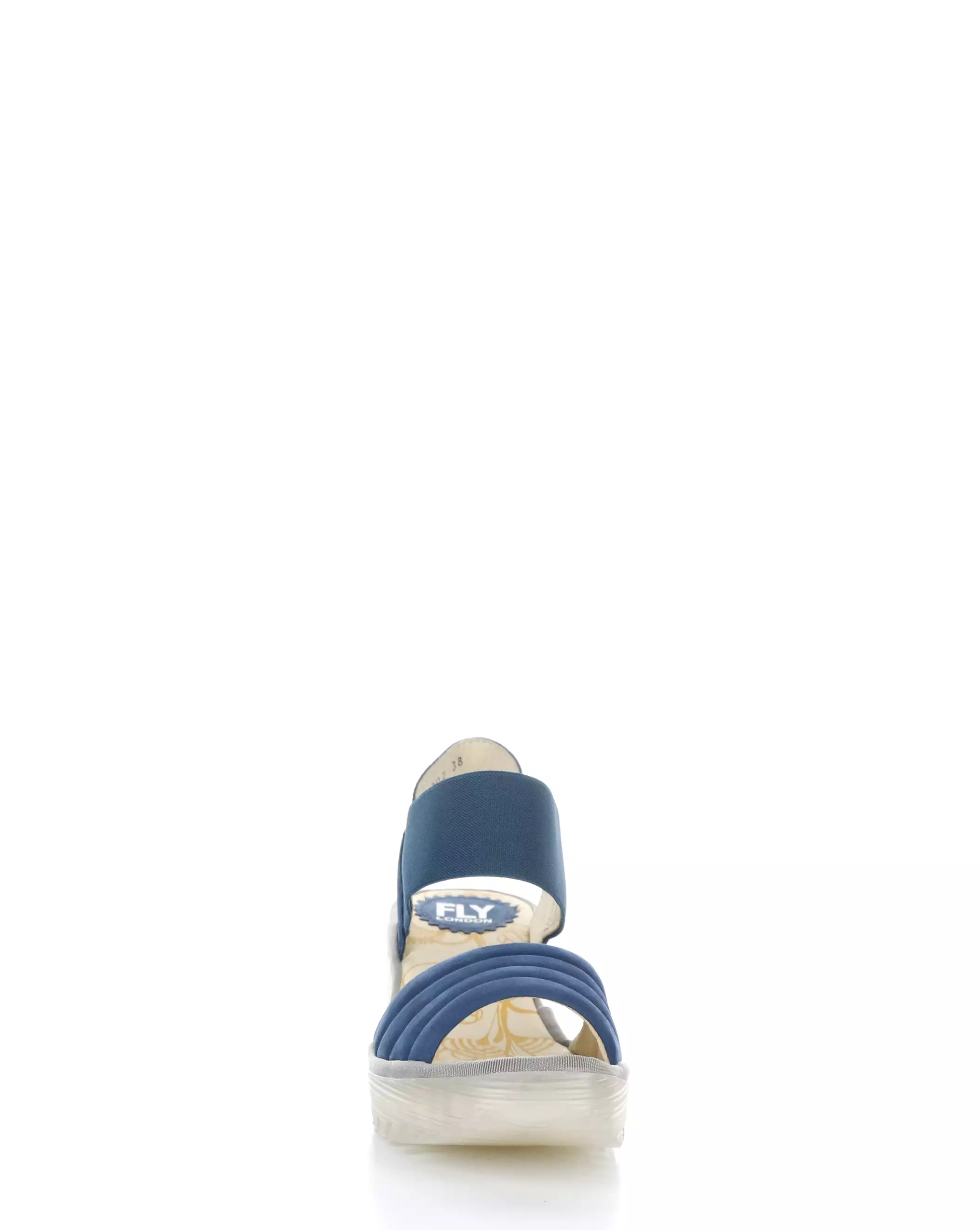 YIKO414FLY 002 BLUE Elasticated Sandals