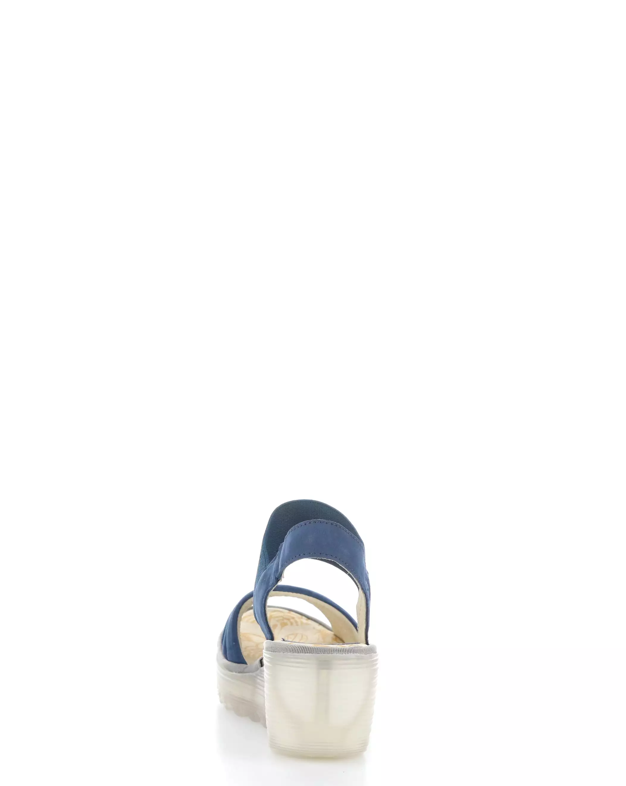 YIKO414FLY 002 BLUE Elasticated Sandals